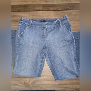 New York & Company Light Blue Straight Leg Jeans